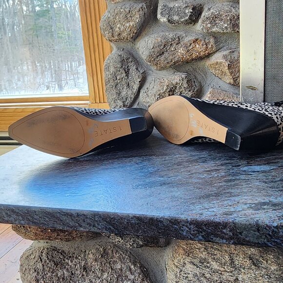 1. State Leopard Print Kipp Wedge Booties Size 9M - Picture 12 of 15